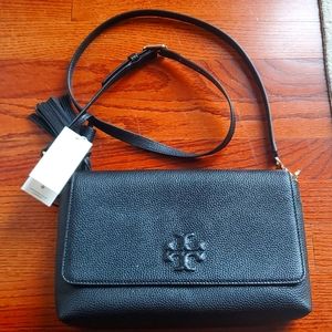Tory Burch cross body clutch